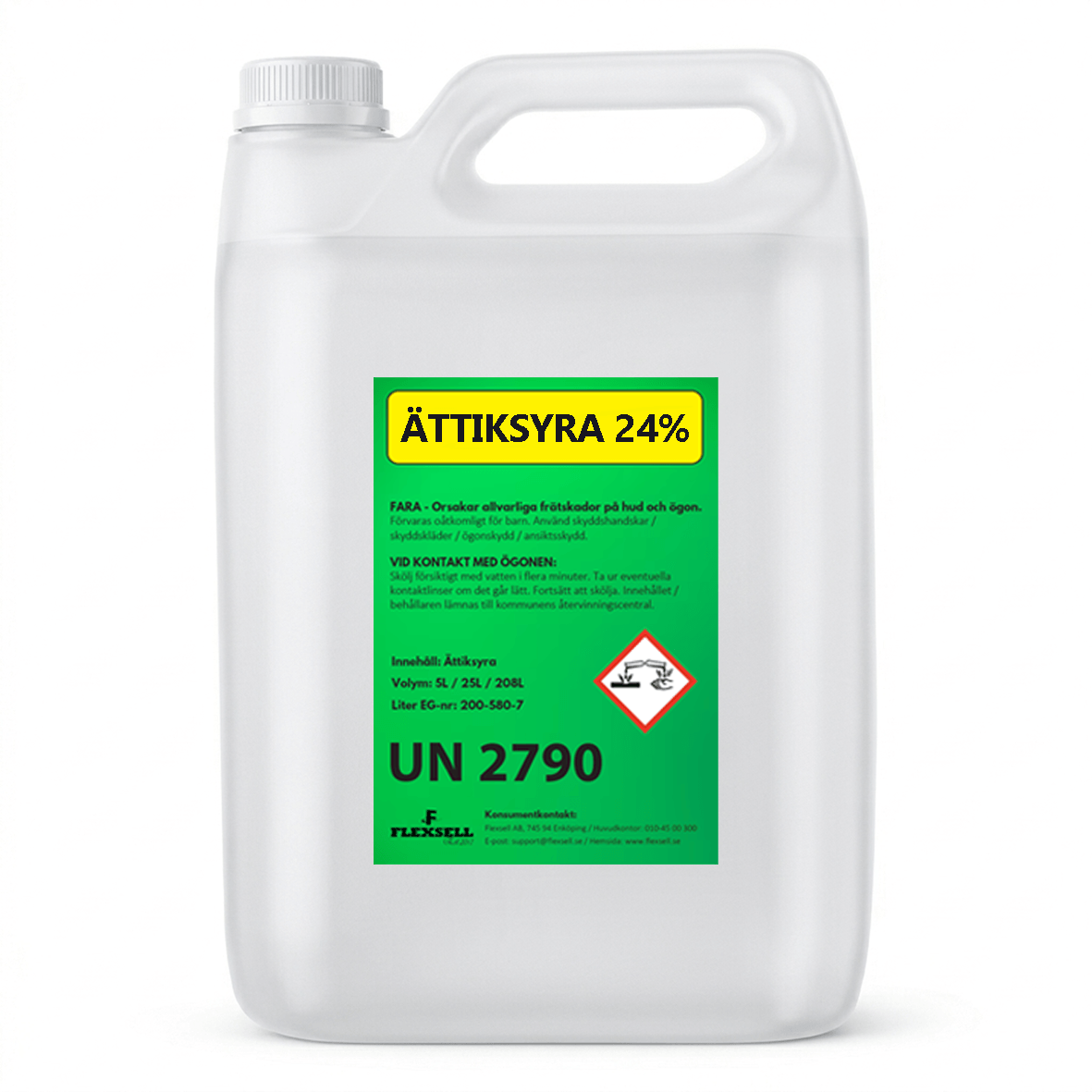 Ättiksyra 24% Flexsell AB