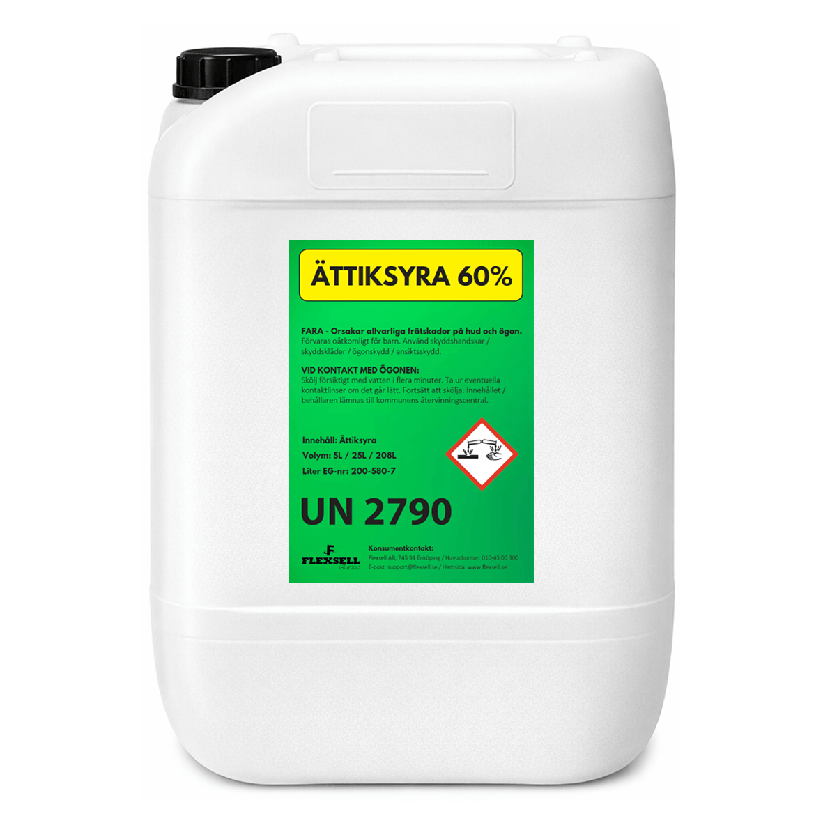 Ättiksyra 25L Flexsell AB