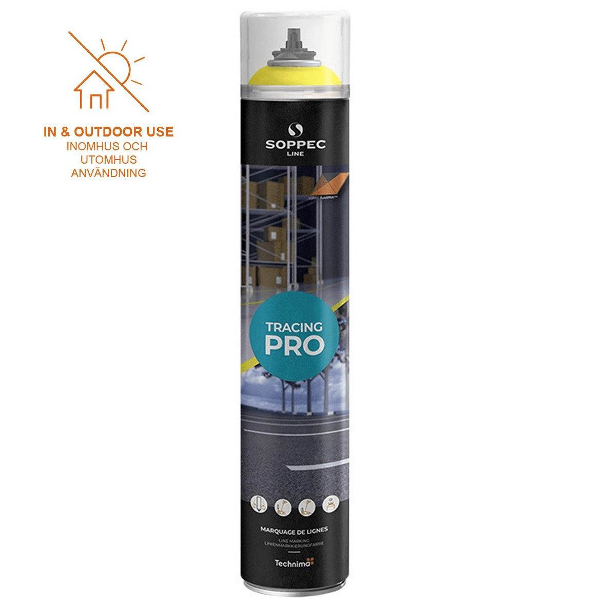 Väglinjefärg Pro 750ml