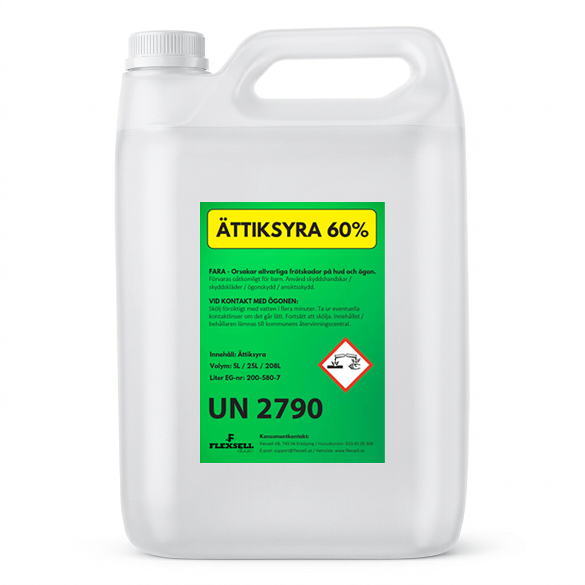 Ättiksyra 5L Flexsell AB