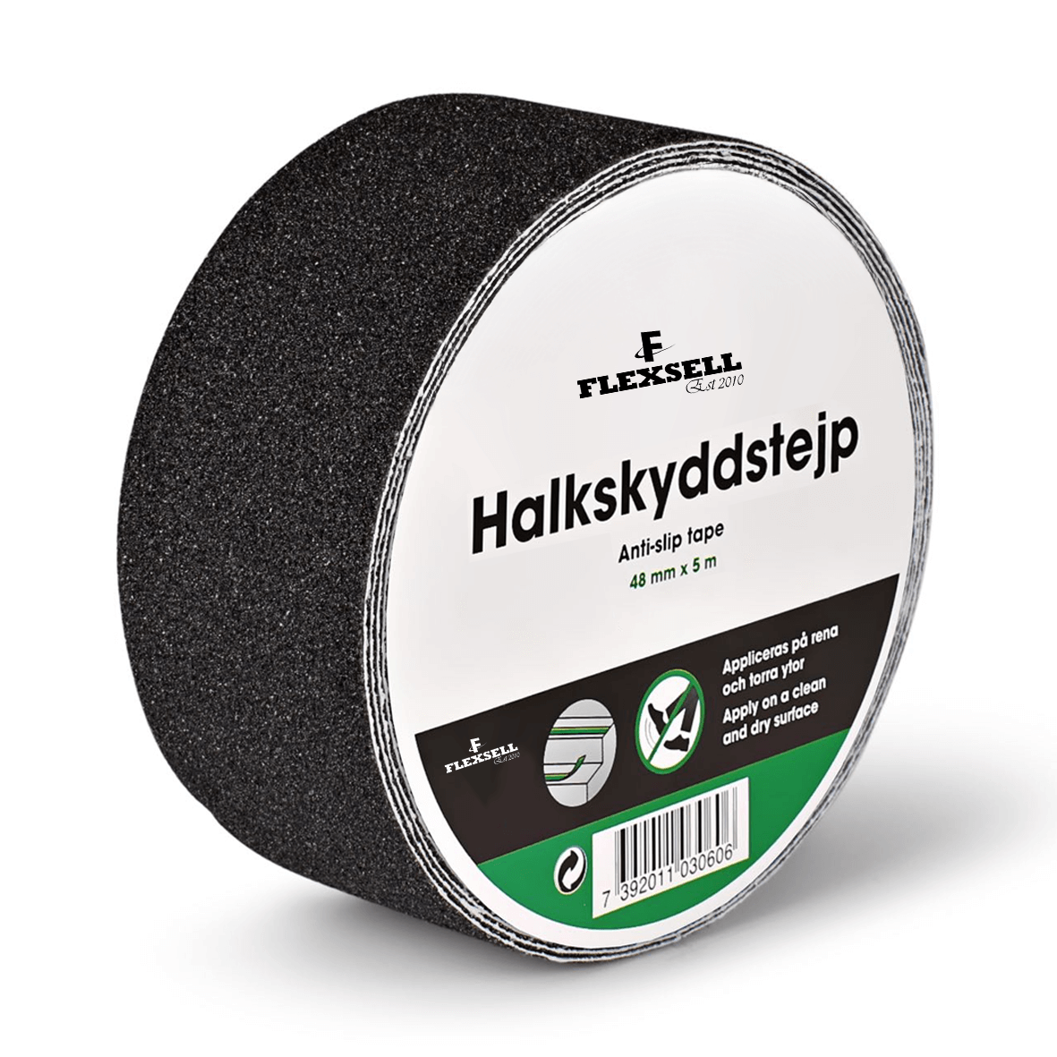 Halkskyddstejp 48mm x 5m Svart